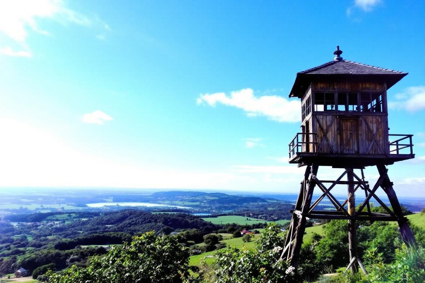 Belvédère du Pey de la Blet en Vendée : vue panoramique à 37m