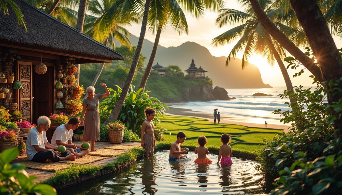 découvrez un itinéraire complet de 15 jours pour une aventure en famille inoubliable à bali, alliant culture, nature et activités adaptées à tous les âges.