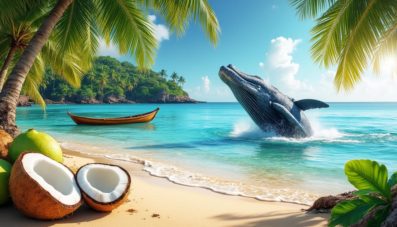 explorez mirissa au sri lanka : plages paradisiaques, observation spectaculaire des baleines et dégustation des délices locaux à la noix de coco pour une expérience inoubliable.