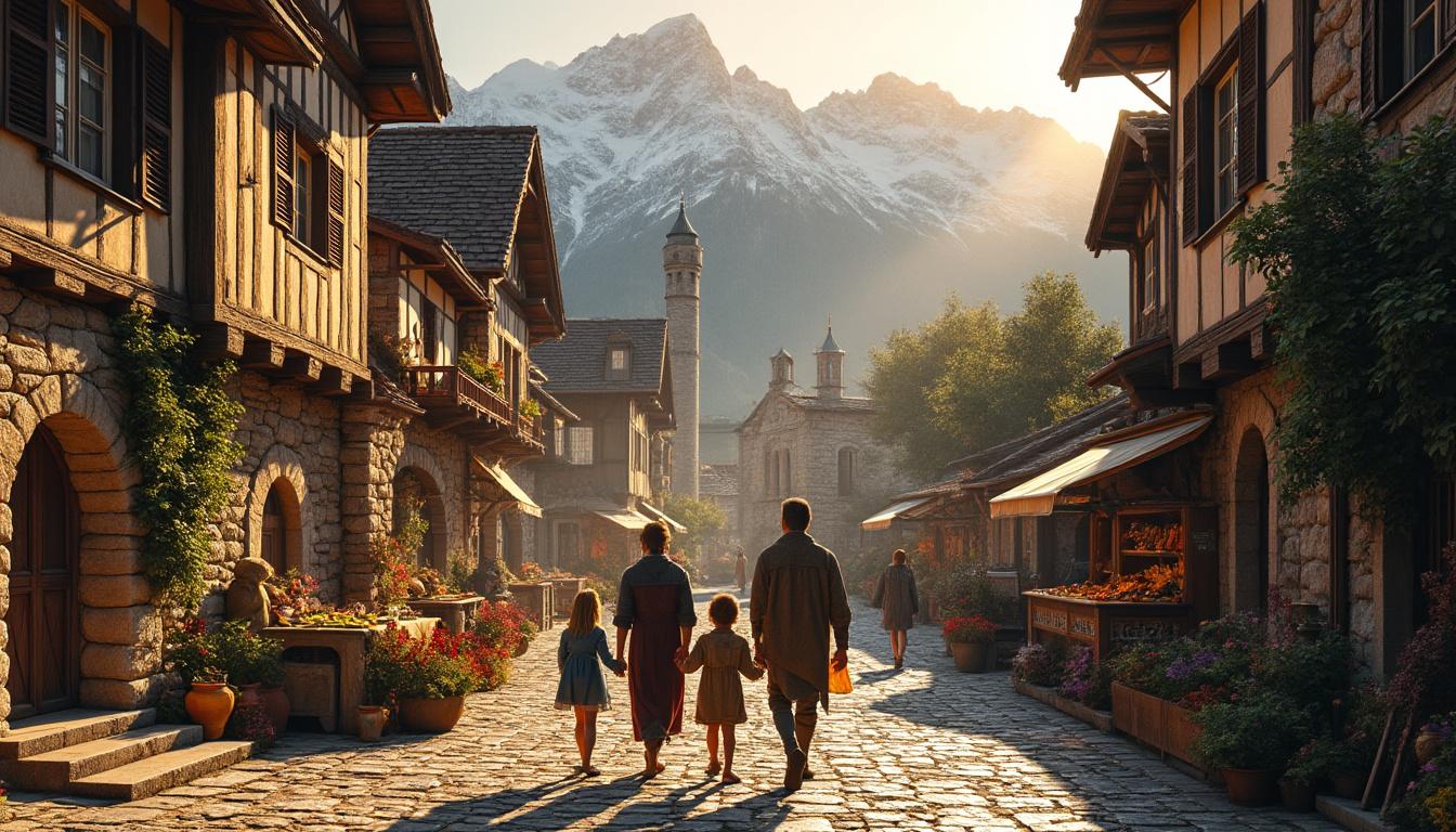 explorez aoste à pied grâce à notre itinéraire conseillé, accompagné d'une carte interactive pour une découverte facile et agréable de la ville.