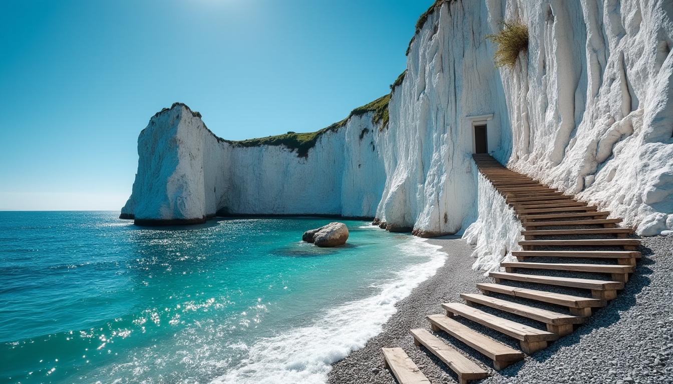 découvrez møns klint, les impressionnantes falaises blanches du danemark, un site naturel exceptionnel offrant des panoramas à couper le souffle et une biodiversité unique.
