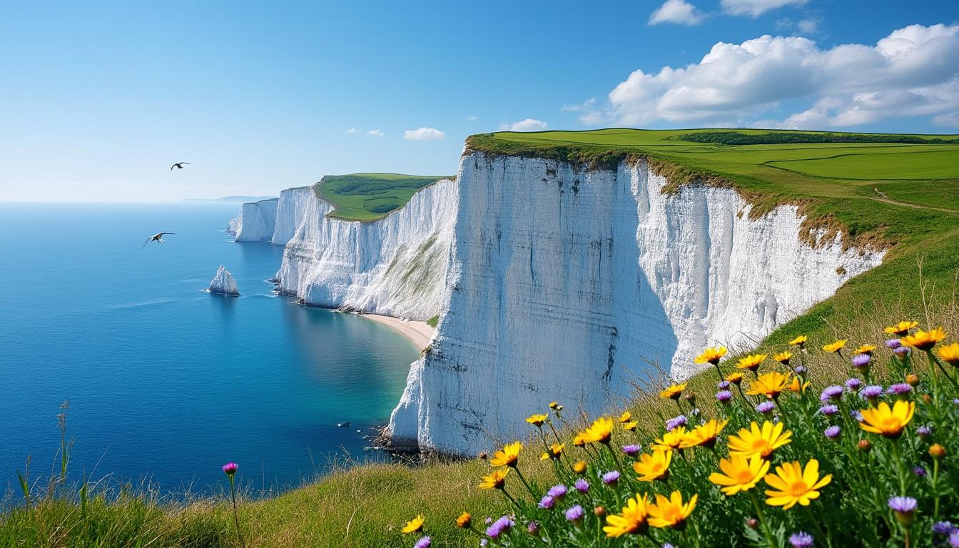 découvrez møns klint, les impressionnantes falaises blanches du danemark, un site naturel spectaculaire offrant des vues panoramiques, des sentiers de randonnée et une biodiversité unique.