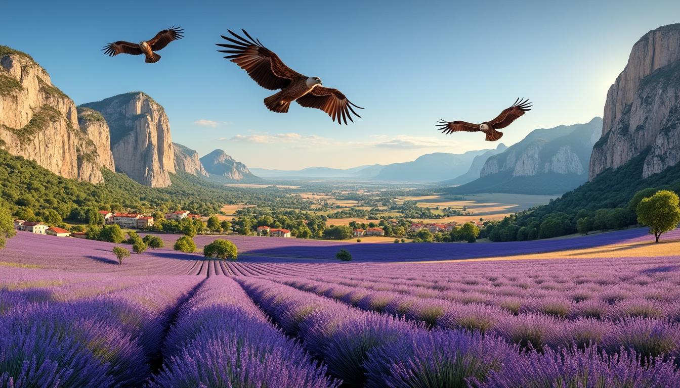partez pour une excursion nature à chamaloc et observez les majestueux vautours fauves dans leur habitat naturel. une expérience unique pour les amoureux de la faune et de la nature.