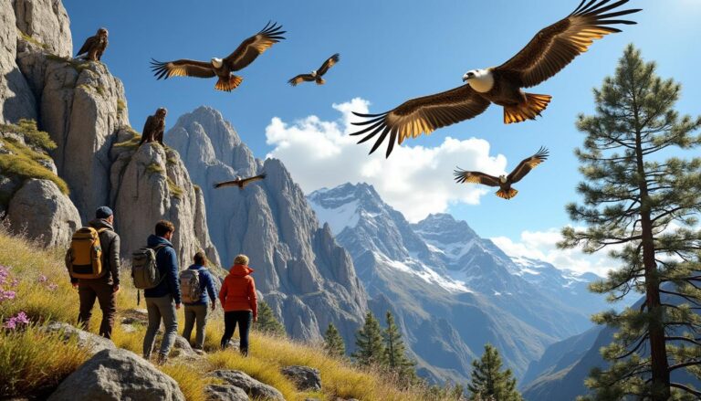 partez en excursion nature à chamaloc et découvrez les majestueux vautours fauves dans leur habitat naturel pour une expérience unique et inoubliable.