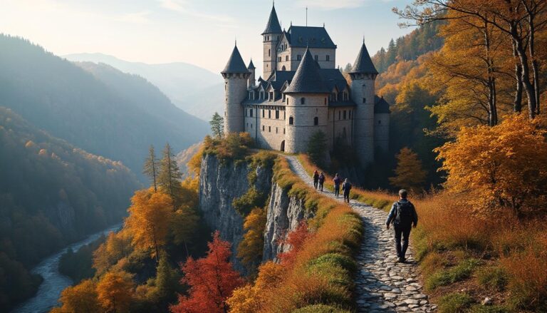 découvrez une exploration pittoresque autour du château de walzin, entre paysages enchanteurs et histoire fascinante au cœur de la nature.