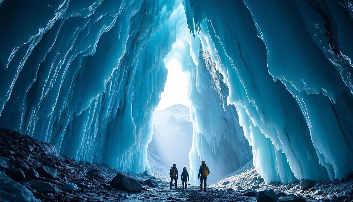 découvrez les incroyables grottes de glace d'islande et vivez une aventure unique au cœur de paysages glacés à couper le souffle.