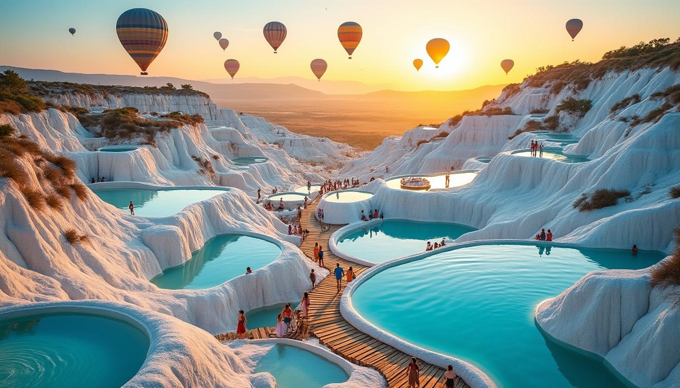 découvrez pamukkale et hiérapolis en turquie avec notre guide pratique complet. astuces, conseils et informations essentielles pour une visite inoubliable au cœur de ces sites naturels et historiques uniques.