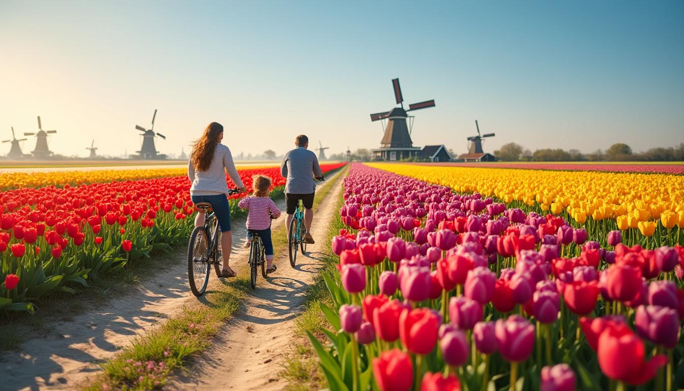 découvrez un voyage en voiture inoubliable au cœur des magnifiques champs de tulipes éclatantes des pays-bas, entre paysages colorés et culture florale unique.