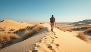 partez pour une exploration pédestre au cœur des dunes préservées de la slack et découvrez la beauté naturelle exceptionnelle de ce site unique.
