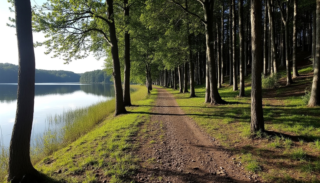 explorez les sentiers enchanteurs autour du pittoresque lac du jaunay et profitez d'une randonnée inoubliable au cœur d'un paysage naturel préservé.