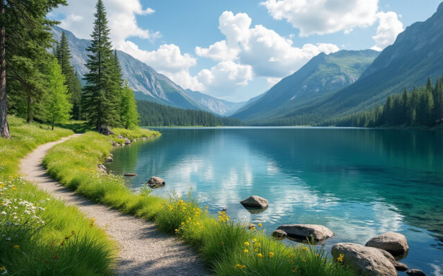 découvrez les paysages enchanteurs autour du pittoresque lac du jaunay à travers des randonnées accessibles à tous, pour une escapade nature inoubliable en pleine fraîcheur.