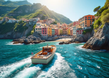 découvrez les cinque terre autrement en explorant ses villages colorés depuis la mer lors d'une aventure en bateau inoubliable alliant paysages spectaculaires et moments d'évasion.