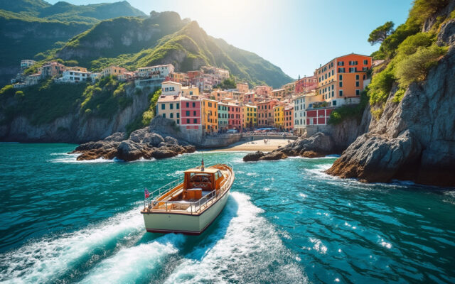 découvrez les cinque terre autrement en explorant ses villages colorés depuis la mer lors d'une aventure en bateau inoubliable alliant paysages spectaculaires et moments d'évasion.