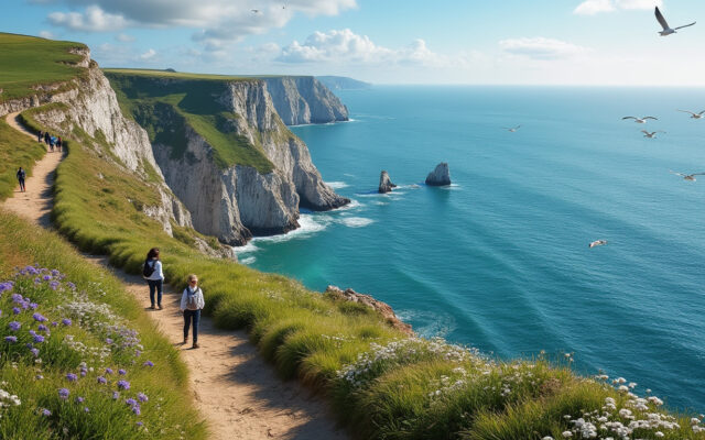 explorez le sentier côtier de saint-nazaire pour une aventure immersive entre mer turquoise et falaises impressionnantes. partez à la découverte des paysages côtiers uniques et vivez une expérience inoubliable.