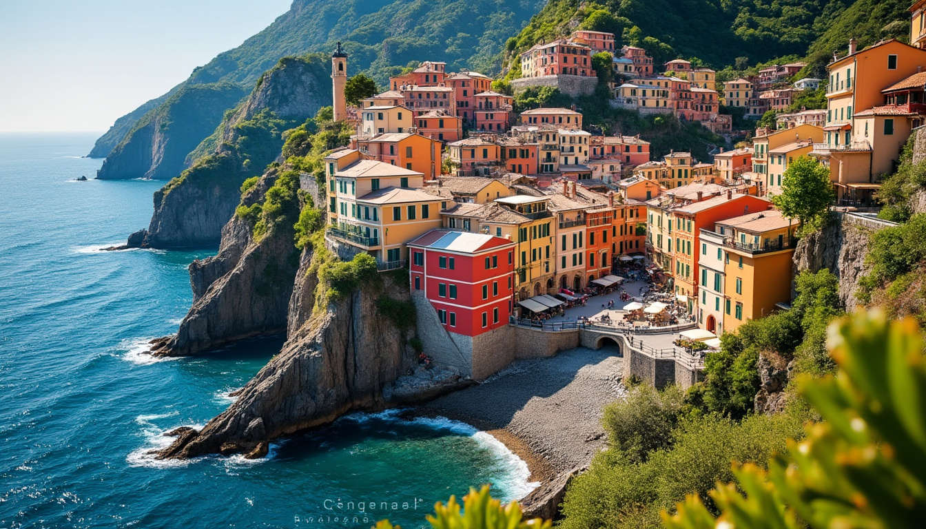 explorez les cinque terre, ces cinq villages colorés italiens nichés entre les falaises escarpées et la mer méditerranée, pour un voyage inoubliable mêlant nature, culture et gastronomie.