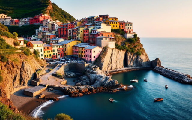 explorez les cinque terre, un ensemble de villages colorés perchés entre terre et mer, offrant des paysages époustouflants, une culture riche et une cuisine méditerranéenne authentique.