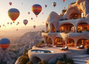 explorez les hôtels d'exception à göreme en cappadoce pour un séjour inoubliable en turquie en 2026, entre paysages féeriques et envolées en montgolfières.