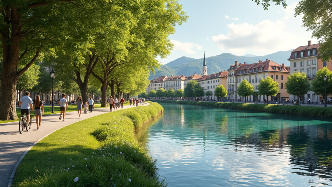 découvrez la promenade du thiou à annecy, une balade facile et sans voiture idéale pour profiter du charme naturel et historique de la ville en toute sérénité.
