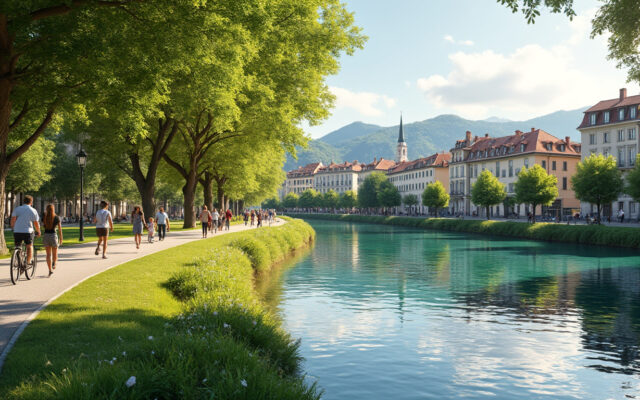découvrez la promenade du thiou à annecy, une balade facile et sans voiture idéale pour profiter du charme naturel et historique de la ville en toute sérénité.